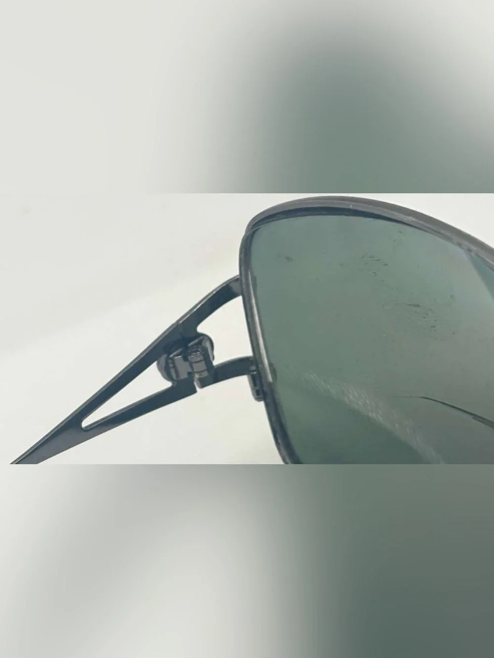 Vintage Sergio Tacchini ST1134-S Gunmetal Oval Metal Sunglasses Frames Only